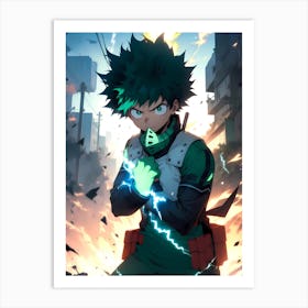 My Hero Academia Izuku Midoriya (Deku) (36) 1 Art Print