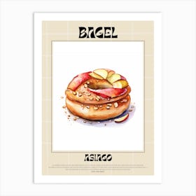 Asiago Bagel 1 Art Print
