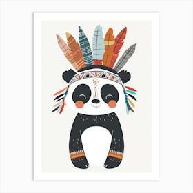 Indian Panda Art Print