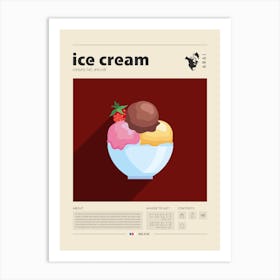 Ice Cream Plan Art Print
