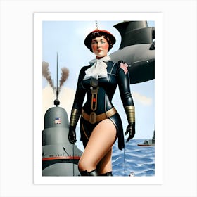 Sailor Girl 4 Art Print