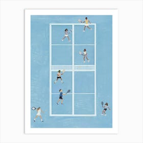 Home of Tennis Art Print