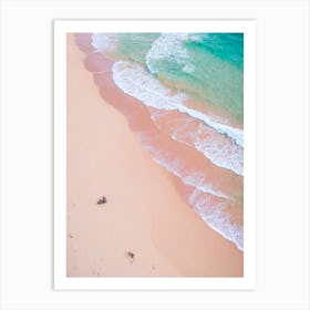 Putty Beach, Australia Pink Photography Art Print