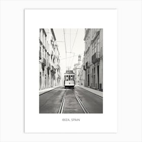 Poster Of Lisbon, Portugal, Photography In Black And White 2 Art Print