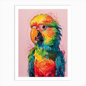 Parrot 5 Art Print