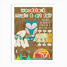 Kids Woodstock Art Print