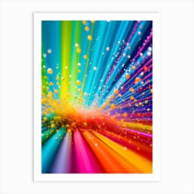 Abstract Colorful Background Art Print