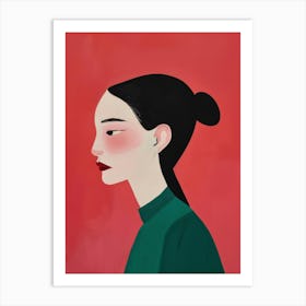 Portrait Of A Woman 570 Art Print