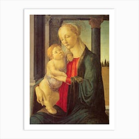 Sandro Botticelli Madonna And Child 1 Art Print