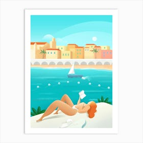 Cote d'Azur Art Print