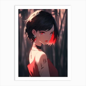 Anime Girl 1 Art Print