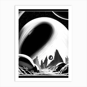 White Dwarf Noir Comic Space Art Print