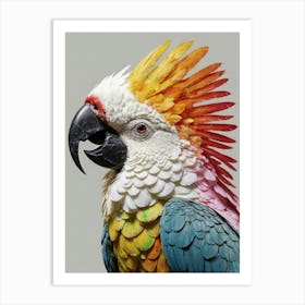 Colorful Parrot 4 Art Print