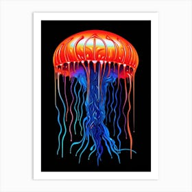 Portuguese Man Of War Pop Art 3 Art Print