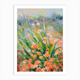 Clivia Impressionist Painting Art Print