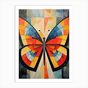 Butterfly Abstract Pop Art 7 Art Print