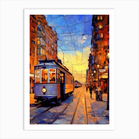 Istikal Avenue Pixel Art 12 Art Print