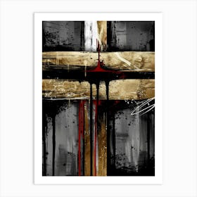 Cross Painting 1 Art Print