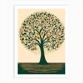 Tree VECTOR ART  Art Print