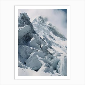 Snowy Mountain 4 Art Print