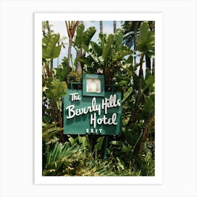 The Beverly Hills Hotel Art Print