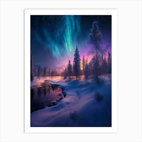 Aurora Borealis Art Print
