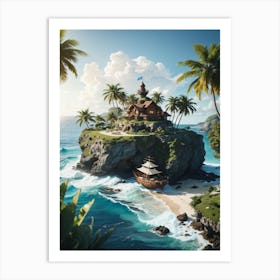 Island In The Sea Art Print