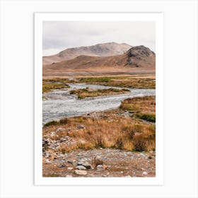 River In Pakistan Art Print