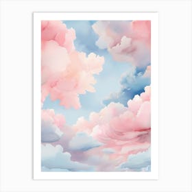 Pink Clouds In The Sky 4 Art Print