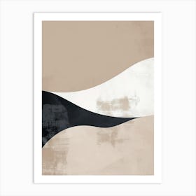 Winding Silence Minimalist Style Poster