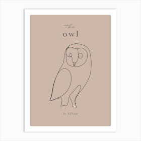 The Owl Art Print