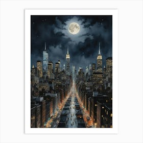 New York City A Different Side of the City Art Print