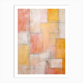 Mondrian Abstract Geometric Illustration 8 Art Print