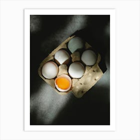 Eggs In A Carton 8 Art Print