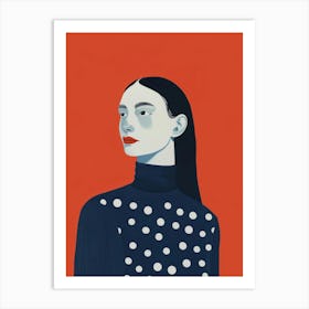 Portrait Of A Woman 583 Art Print