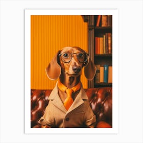 A Dachshund Dog 7 Art Print