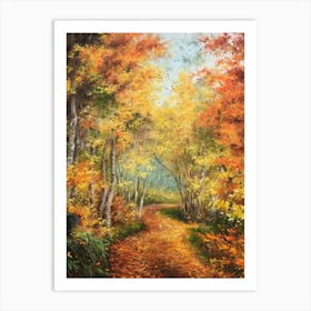 Autumn Path Art Print