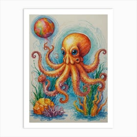 Octopus 63 Art Print