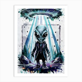 Alien Man Art Print