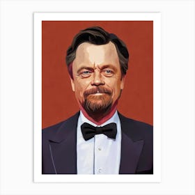 Mark Hamill Illustration Movies Art Print