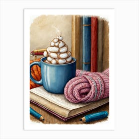 Mug Of Hot Cocoa Art Print