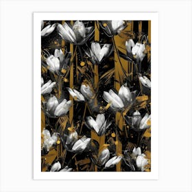 Lotus Flowers 1 Art Print