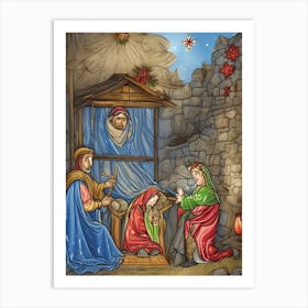 Nativity Scene 13 Art Print