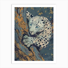 Snow Leopard 2 Art Print