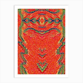 Psychedelic By Person Art Print