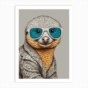 Sloth 30 Art Print