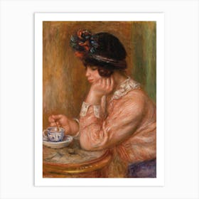 Cup Of Chocolate, Pierre Auguste Renoir Art Print
