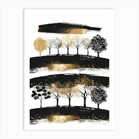 Autumn Trees 20 Art Print