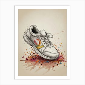 Runner'S Shoe Art Print