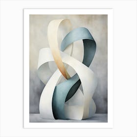 Abstract Geometric Sculpture Art Print